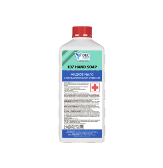 DEC PROF 107 HAND SOAP Жидкое мыло с антибактериальным эффектом на основе ЧАС (0,5л)