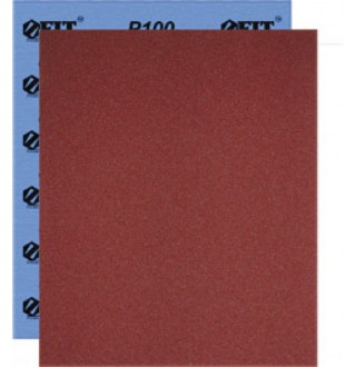 Бумага наждачная водостойкая, на тканевой основе, алюминий-оксидная, Профи, 230х280 мм, 10 шт. Р 100